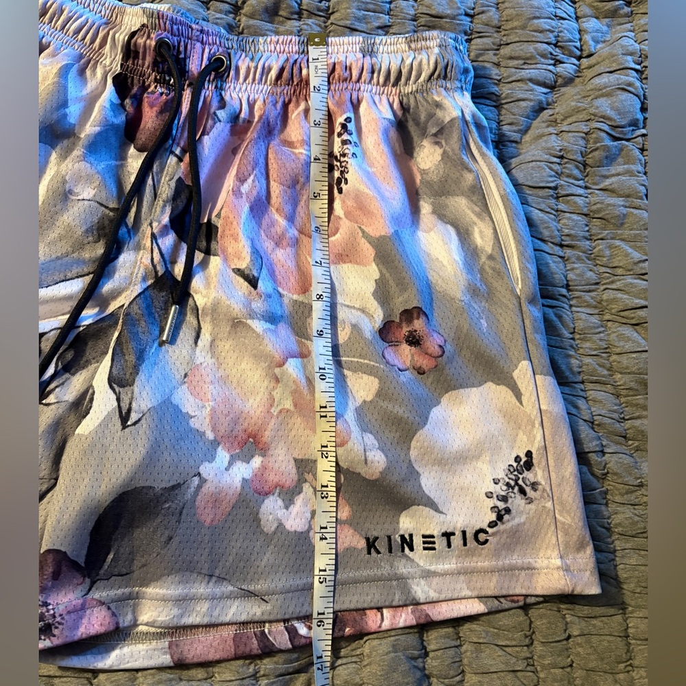 Kinetic Men’s Floral Athletic Shorts